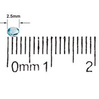 4000 Iridescent Table Scatter Acrylic Crystals, 2.5mm - Aqua Blue