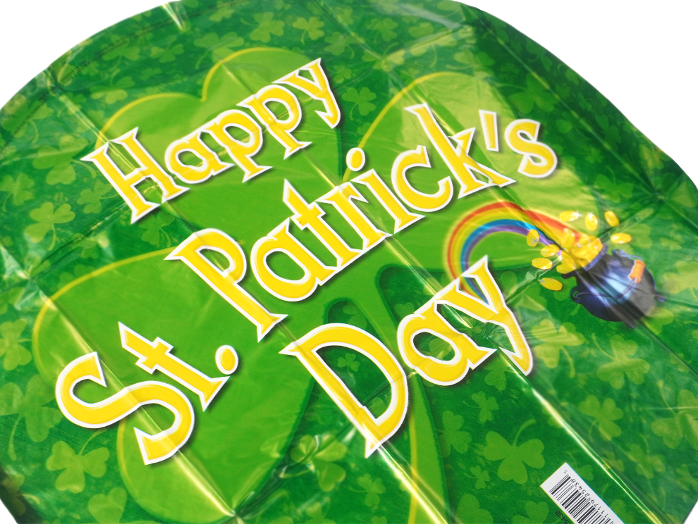 St Patrick's Day Helium Balloon