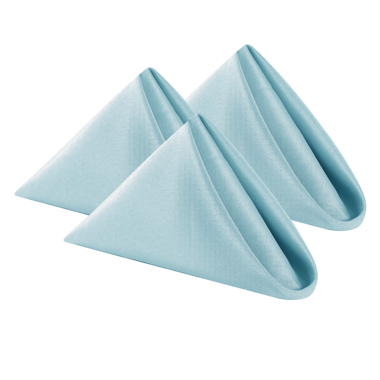 20" Polyester Table Napkin - Baby Blue