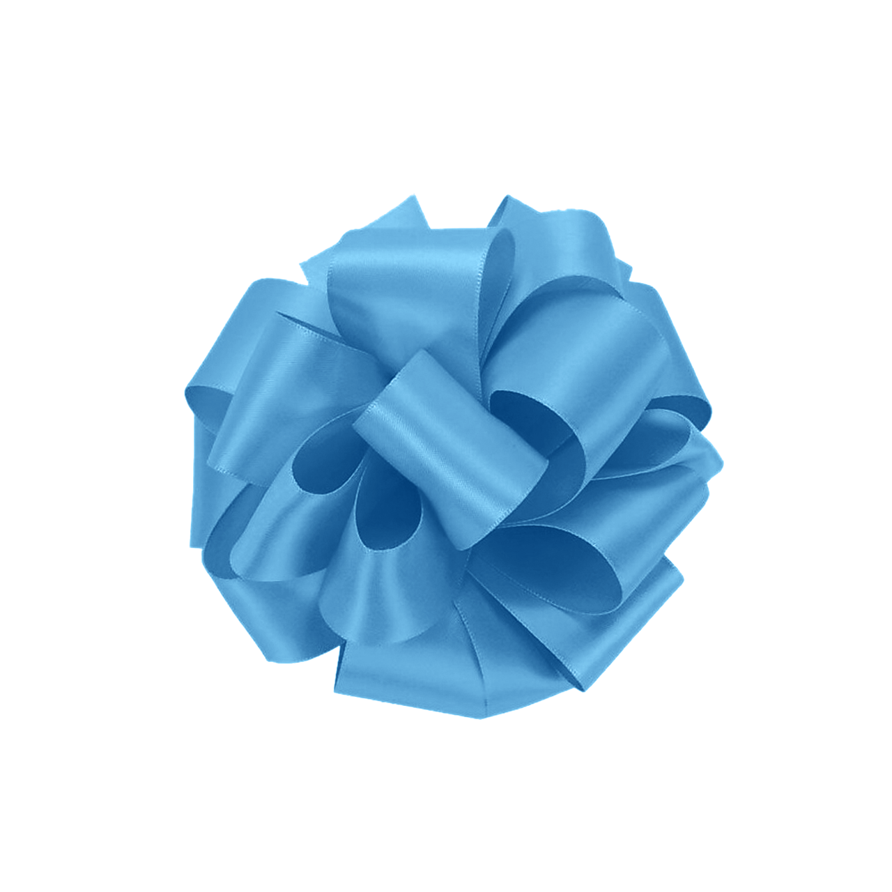 25m Double Sided Satin Ribbon - Baby Blue