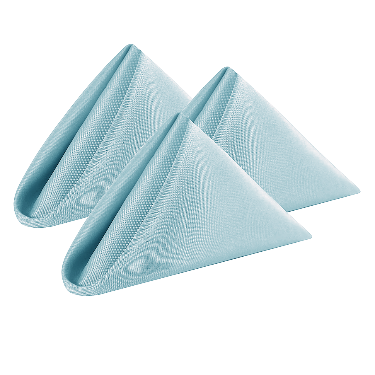 20" Polyester Table Napkin - Baby Blue