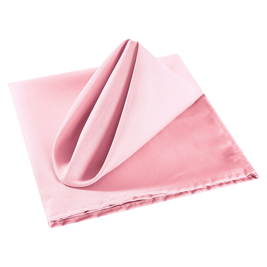 20" Polyester Table Napkin - Baby Pink