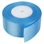 25m Double Sided Satin Ribbon - Baby Blue