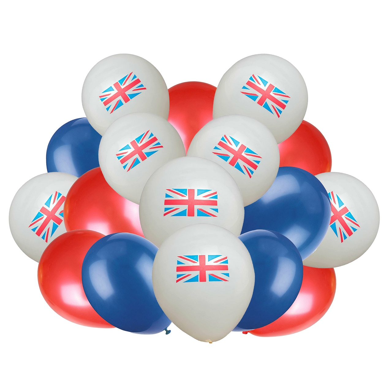 12" Union Jack Flag Latex Balloons