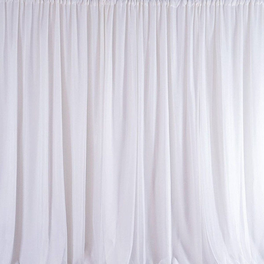 150GSM Ice Silk Photography Backdrop (No Swag) - White