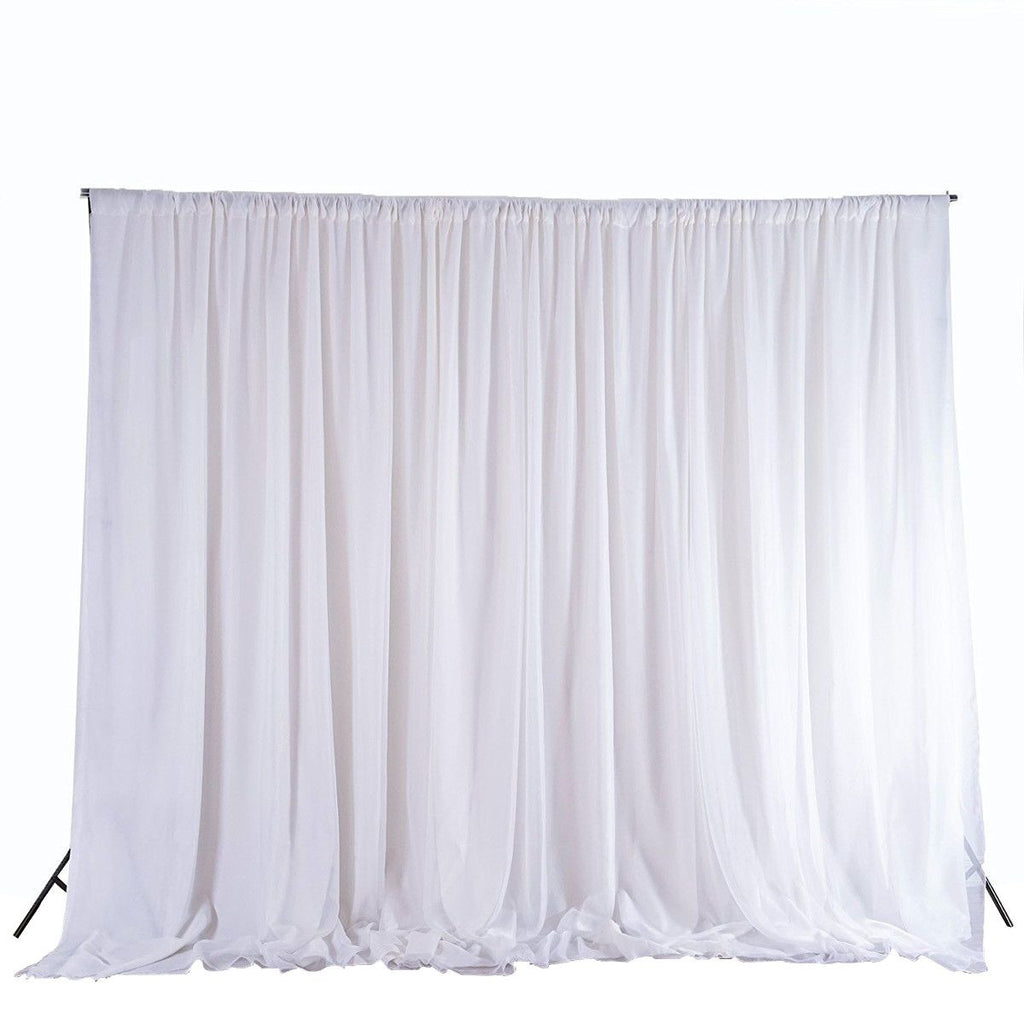 150GSM Ice Silk Photography Backdrop (No Swag) - White