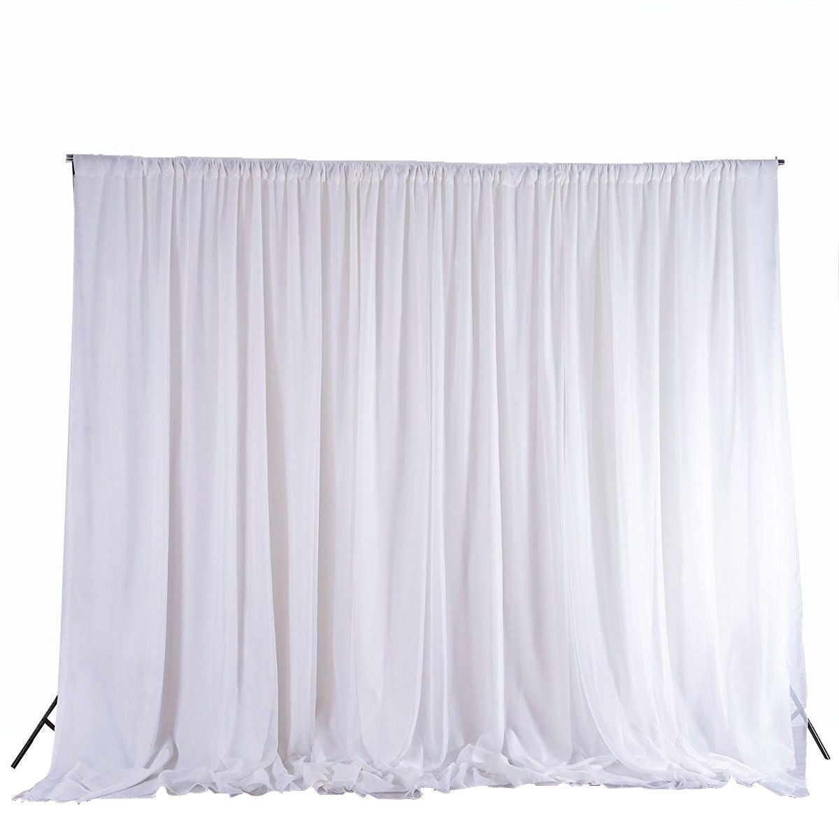 150GSM Ice Silk Photography Backdrop (No Swag) - White