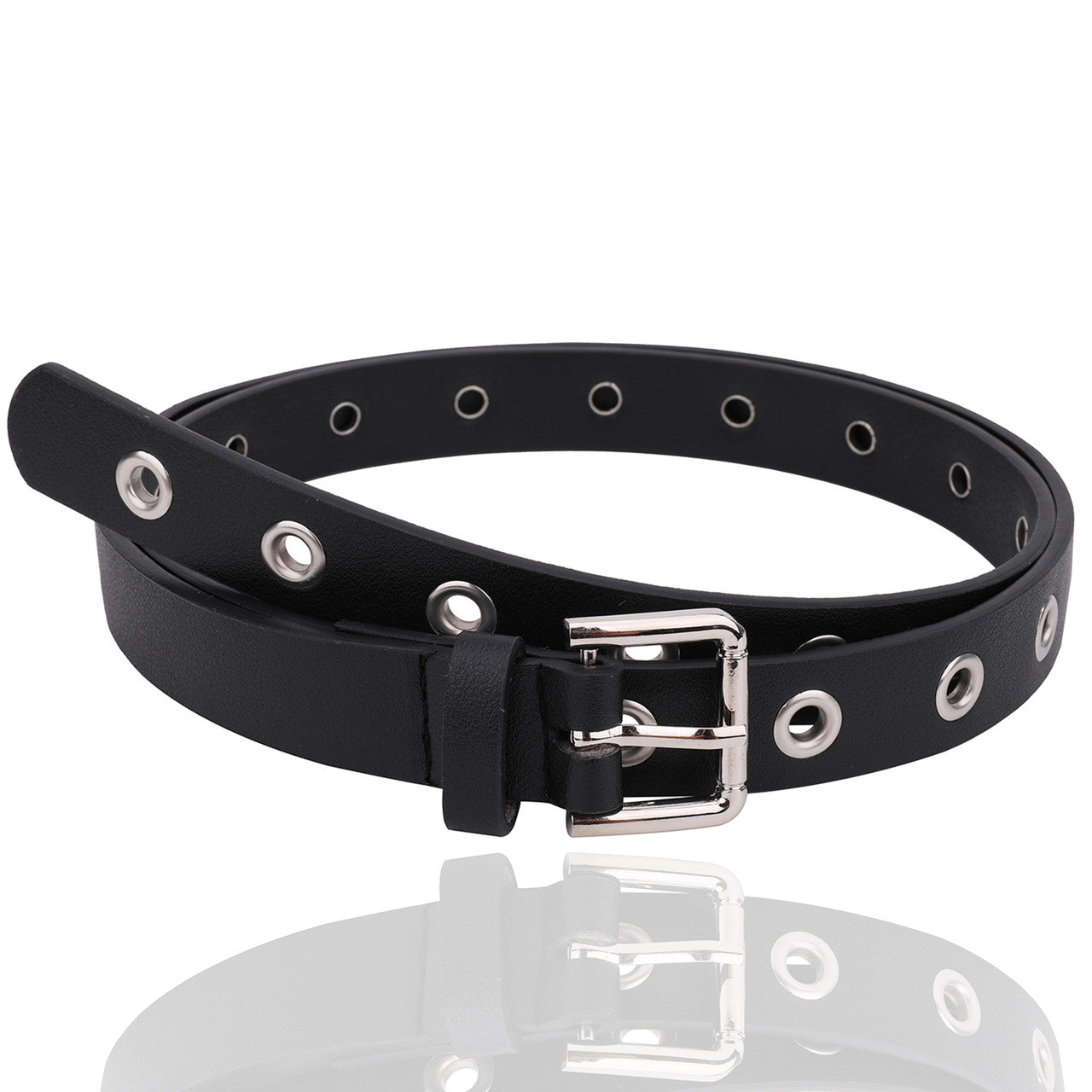 Eyelet Belt Alloy Buckle