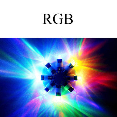 10x Mini LED Balloon Lights - RGB