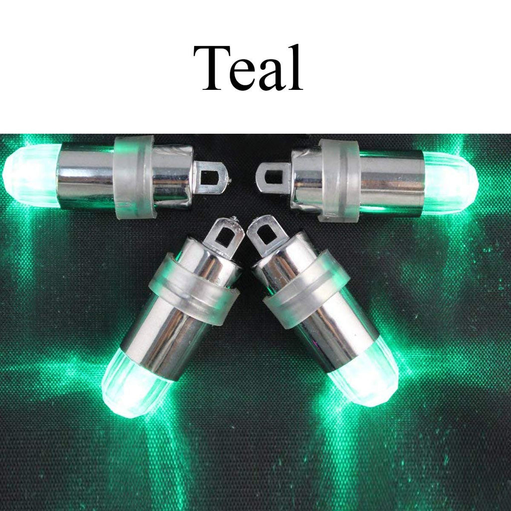 10x Mini LED Balloon Lights - Teal