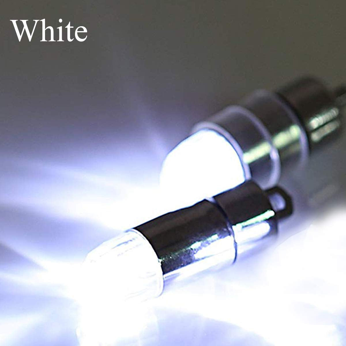 10x Mini LED Balloon Lights - White