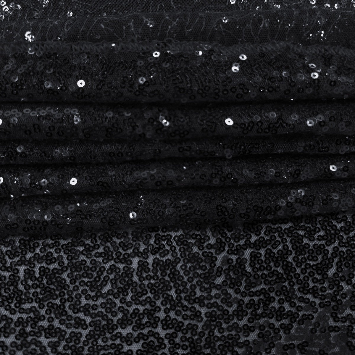 4ft x 7ft Sequin Photography Backdrop - Black