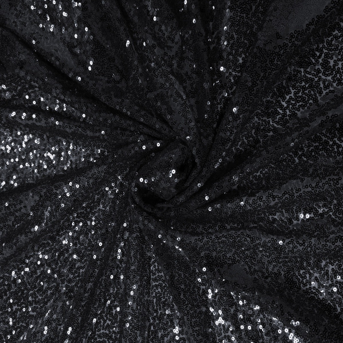 4ft x 7ft Sequin Photography Backdrop - Black