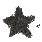 4000 Iridescent Table Scatter Acrylic Crystals, 2.5mm - Black