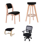 Spandex Seat Pad Cover - Black