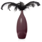 50-60cm Loose Ostrich Feathers, 5pcs - Black