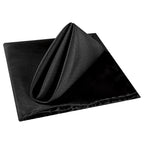 20" Polyester Table Napkin - Black