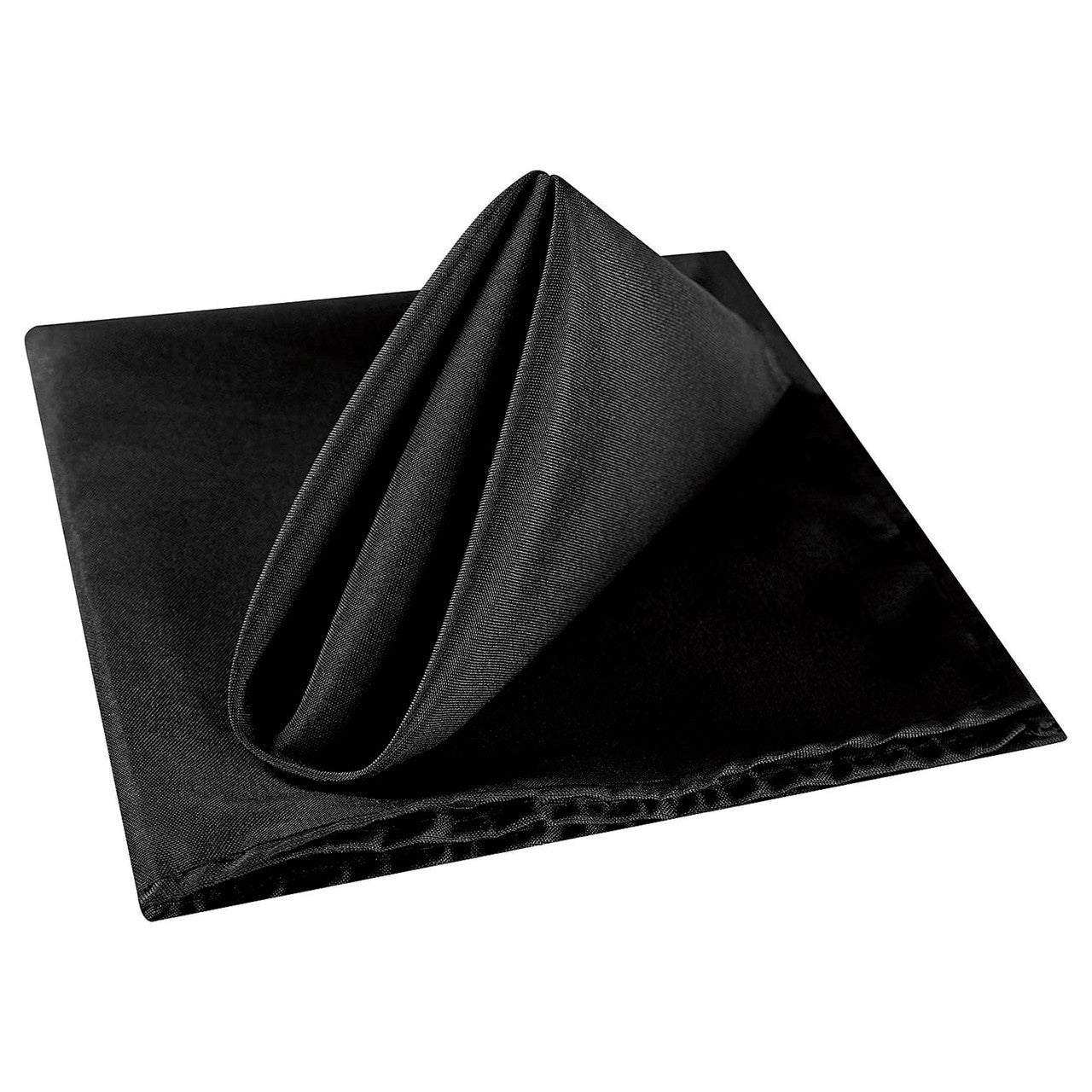 20" Polyester Table Napkin - Black