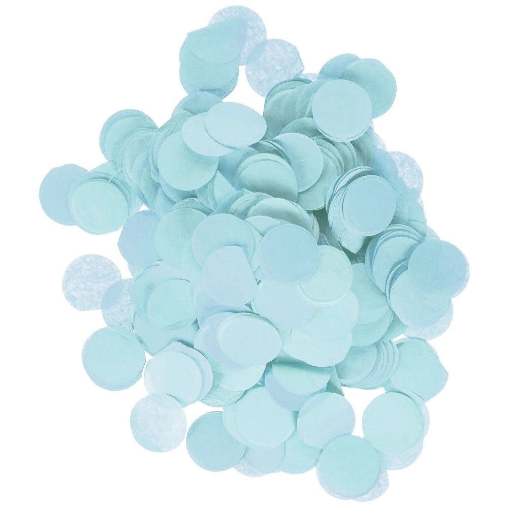 Gender Reveal Black Balloon with Pink/Blue Confetti