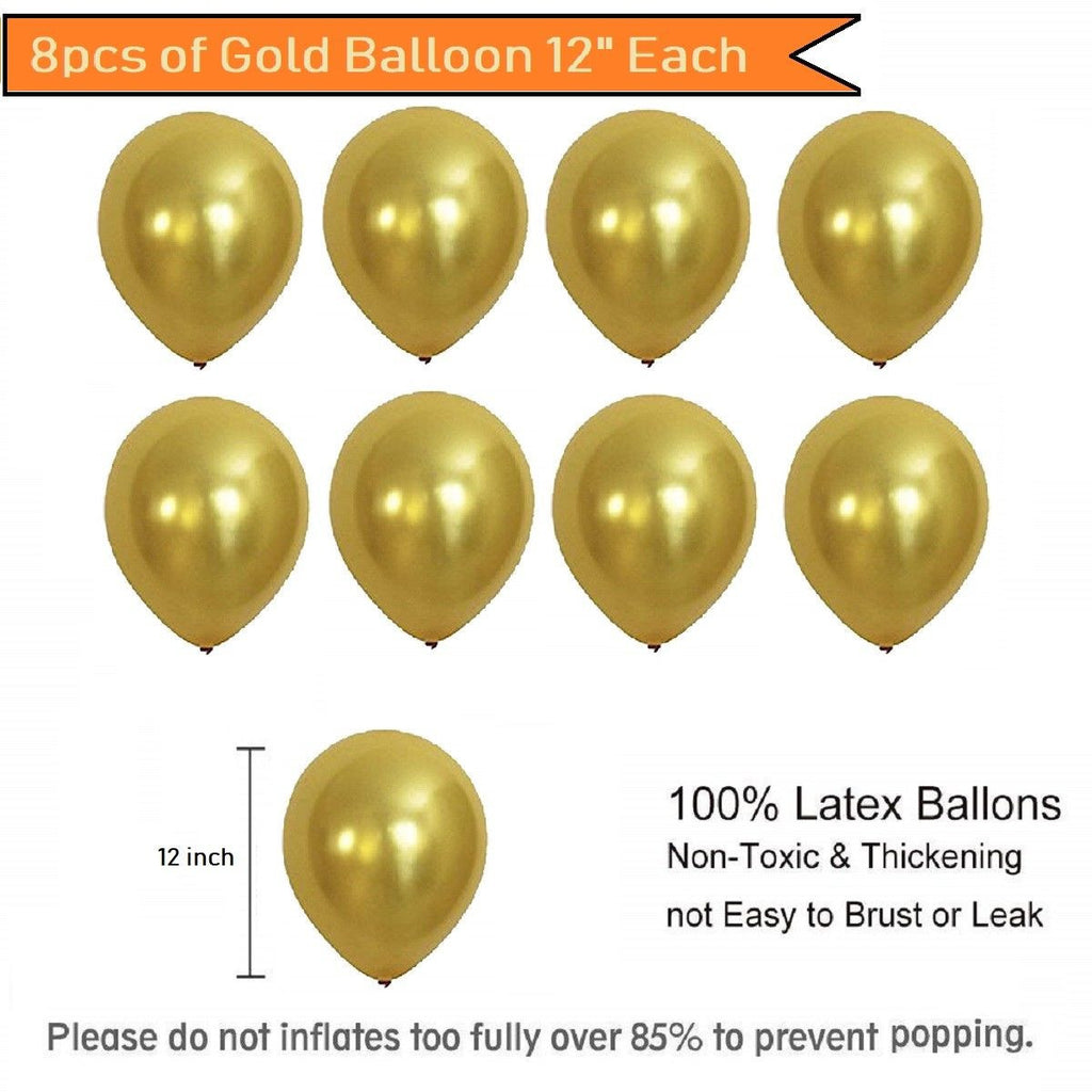 Black & Gold Balloons, Pom-Poms, Bunting & Tassels Birthday Set