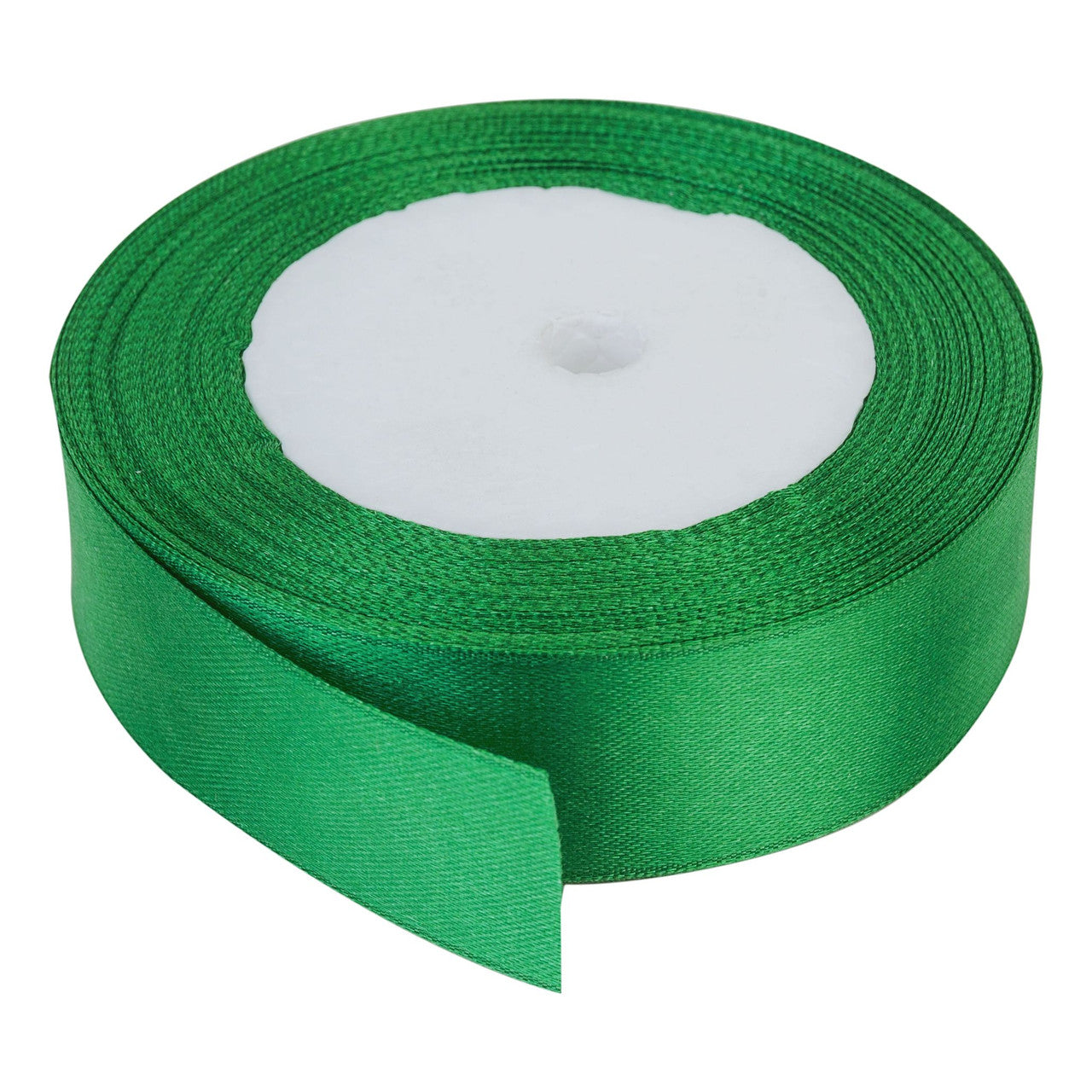 10m Double Sided Satin Ribbon - Bottle Green