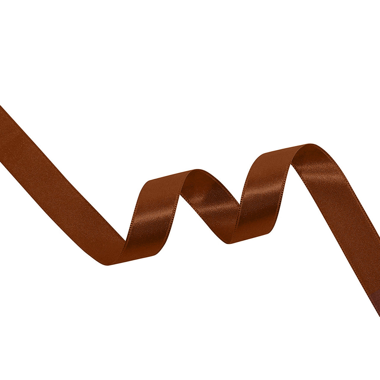 Double Sided Satin Ribbon - Chocolate Brown
