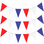 Big Red, White & Blue Waterproof Bunting Flags