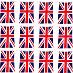 Union Jack Polyester Bunting (Rectangles) - 10m