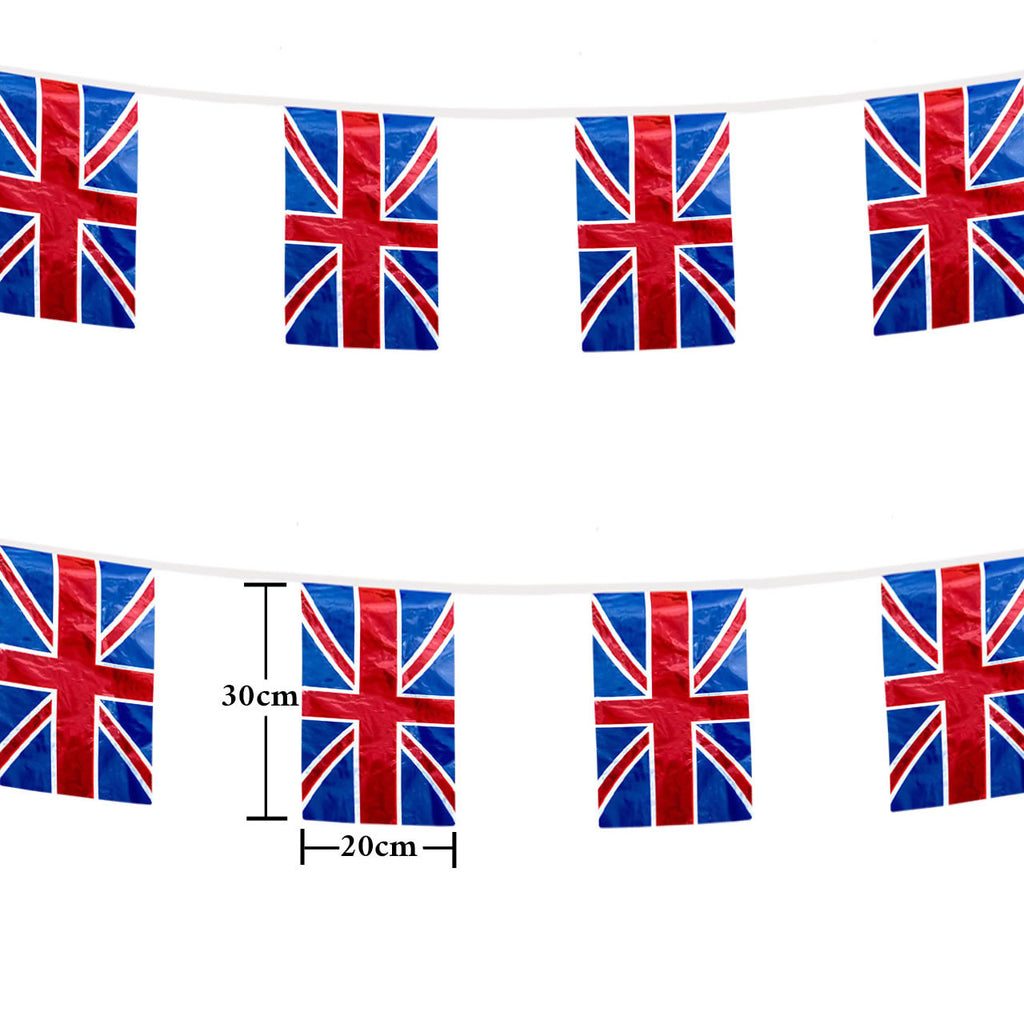 Union Jack PVC Bunting (Rectangles)