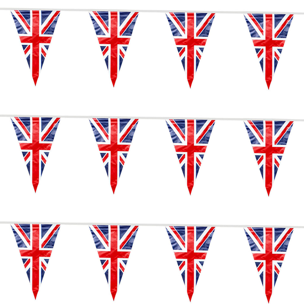 Union Jack PVC Bunting (Triangles)