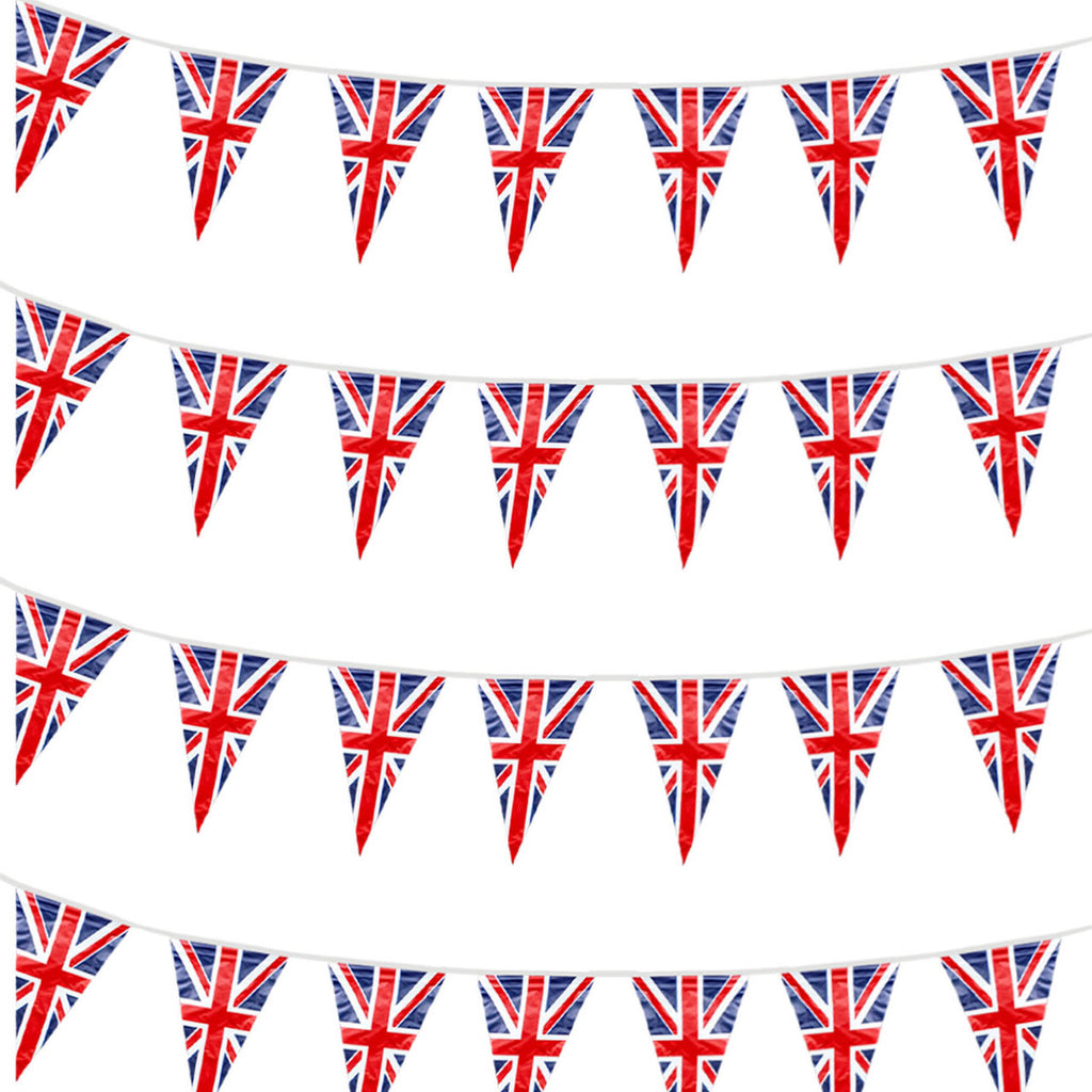 Union Jack PVC Bunting (Triangles)