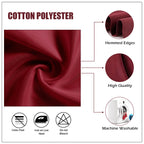 20" Polyester Table Napkin - Burgundy