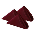 20" Polyester Table Napkin - Burgundy