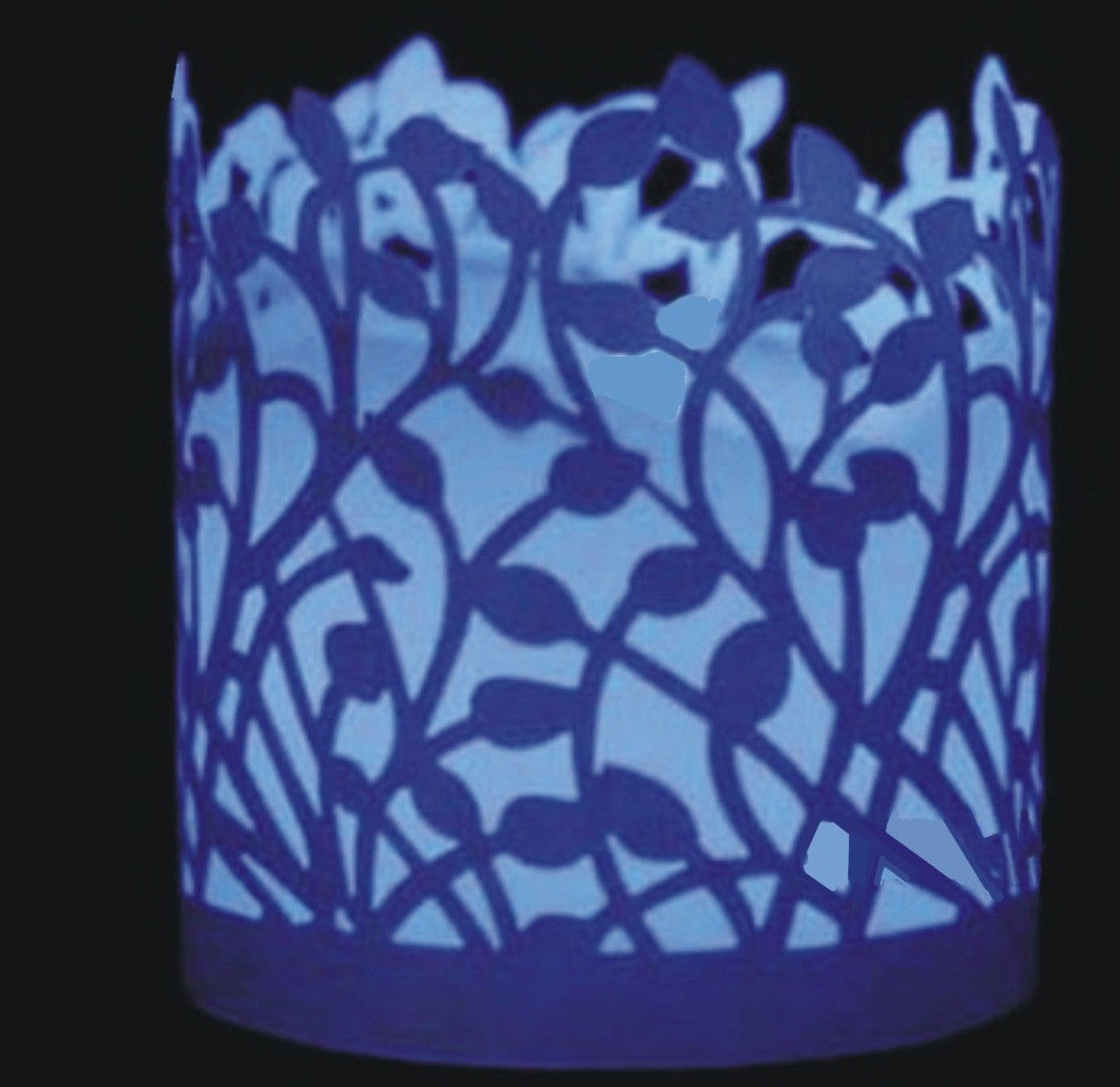 25x Laser Cut Tea Light Candle Holders - Royal Blue