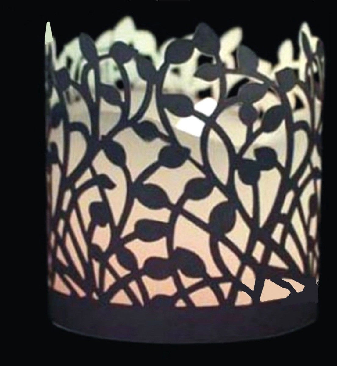 25x Laser Cut Tea Light Candle Holders - Silver