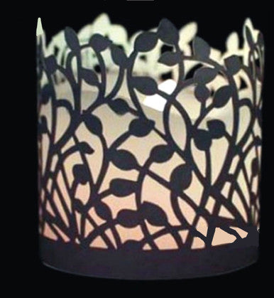 25x Laser Cut Tea Light Candle Holders - Silver