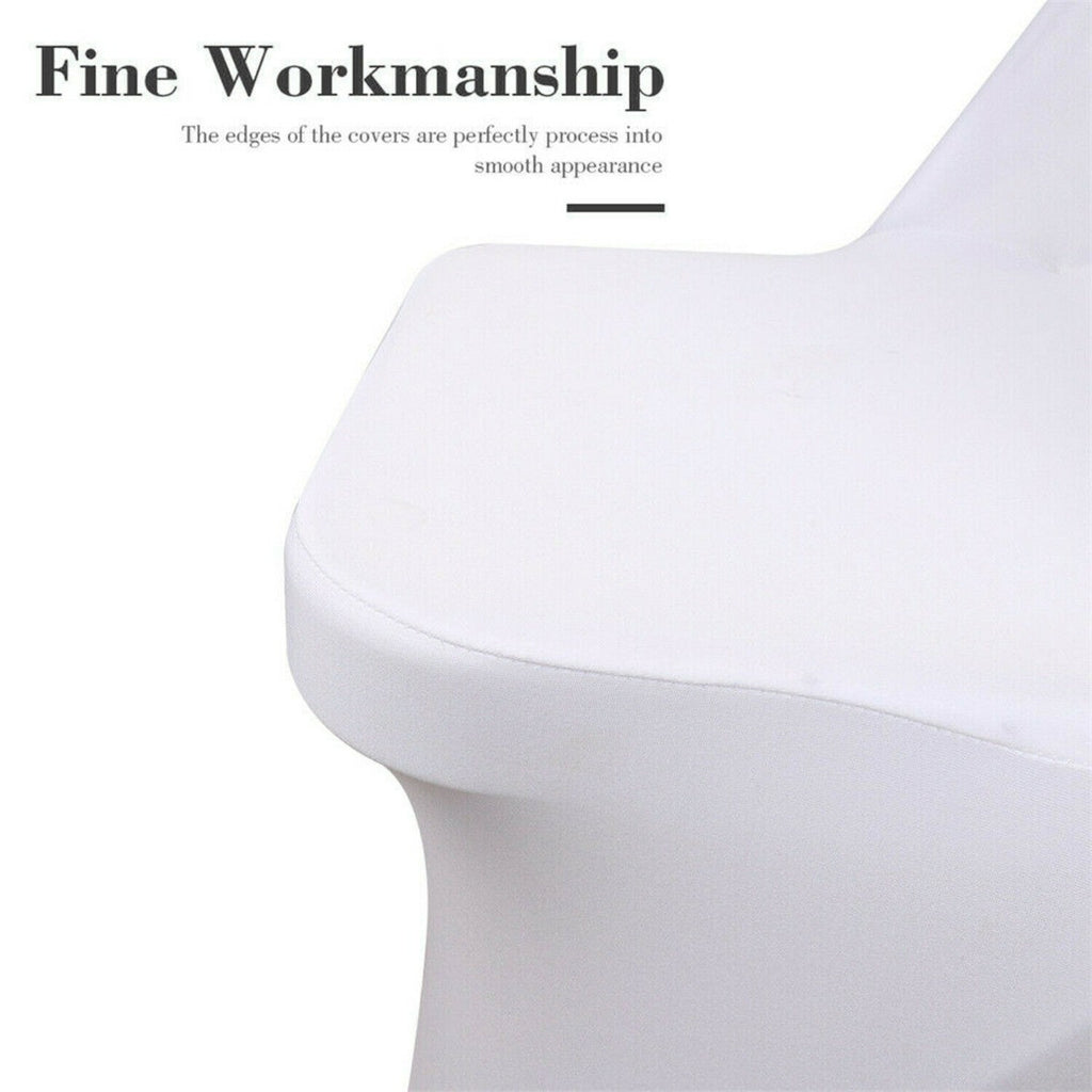 Spandex Folding Chair Cover - White