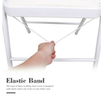 Spandex Folding Chair Cover - White