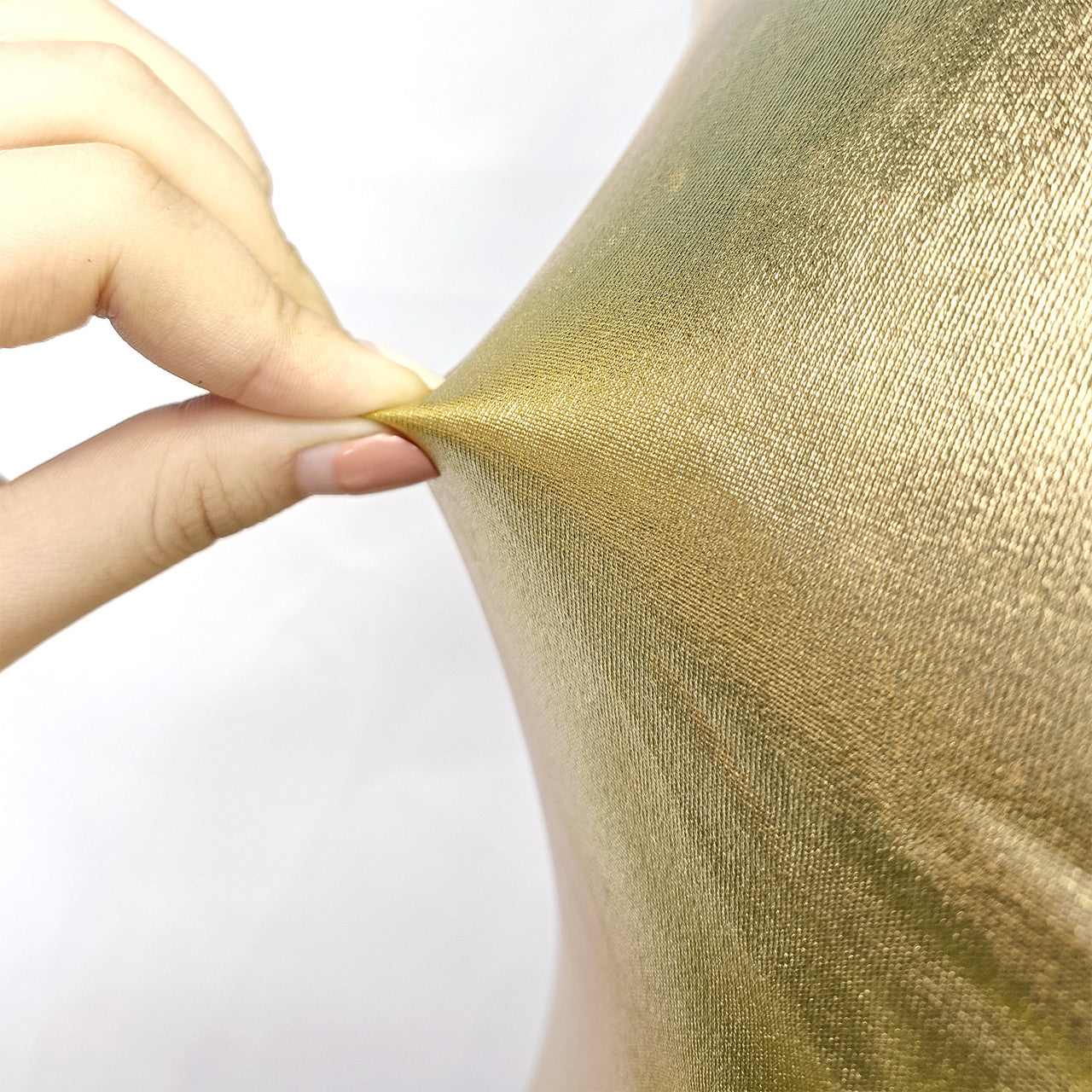 Spandex Chair Cover - Shiny Gold