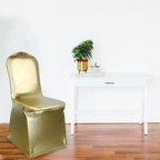Spandex Chair Cover - Shiny Gold