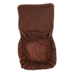 Short Spandex Chair Cover - Brown