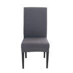 Short Spandex Chair Cover - Dark Grey