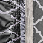 Short Spandex Geometric Patterned Printed Chair Cover - Design 11