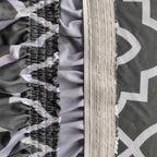 Short Spandex Geometric Patterned Printed Chair Cover - Design 12