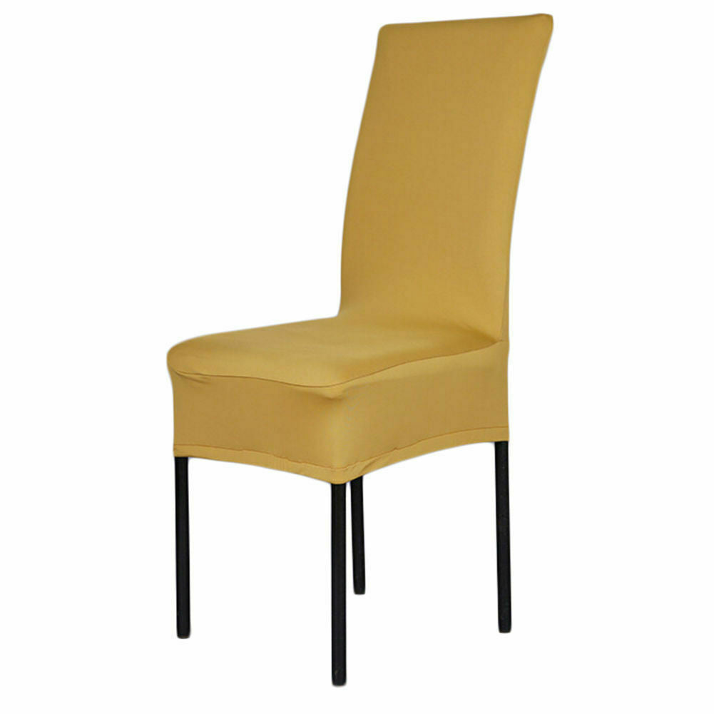 Short Spandex Chair Cover - Gold
