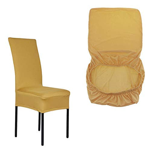 Short Spandex Chair Cover - Gold