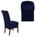 Short Spandex Chair Cover - Navy Blue