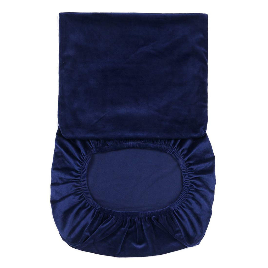 Short Spandex Chair Cover - Navy Blue