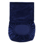 Short Spandex Chair Cover - Navy Blue