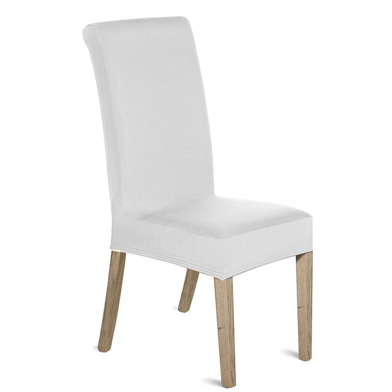 Short Spandex Chair Cover - White